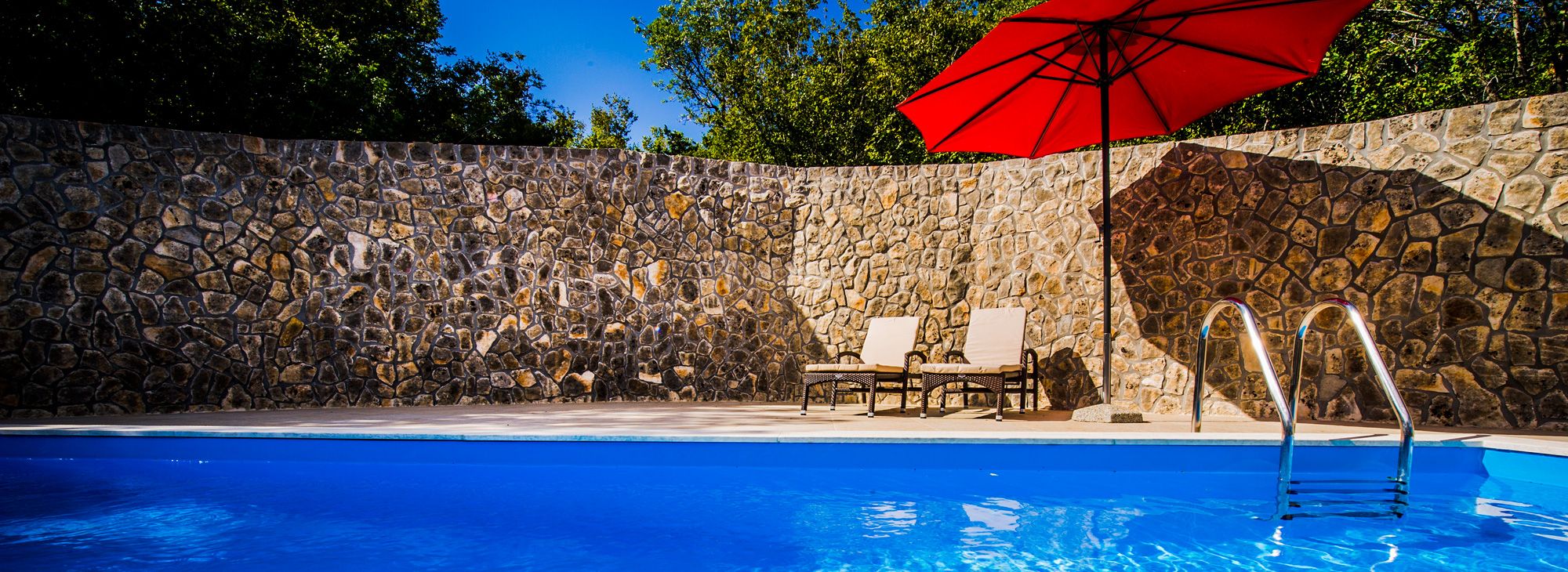 Der Pool in der Villa Eva Pool - Freibad - Villa Eva, Krk